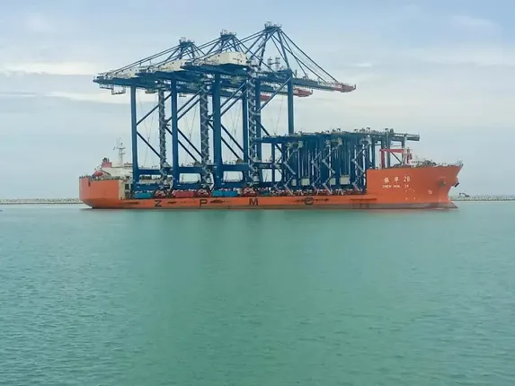 Trade Facilitation: $1.5 billion Lekki Deep Seaport receives 1st vessels with 3 STS Cranes, 10 RTGs