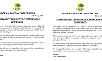 Warri-Itakpe Train service